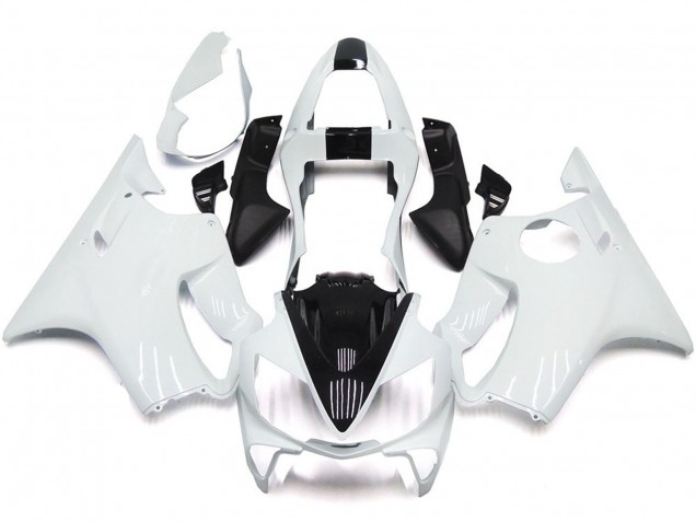 2001-2003 White and Black Honda CBR600 F4i Motorcycle Fairings 2001-2003 White and Black Honda CBR600 F4i Motorcycle Fairings