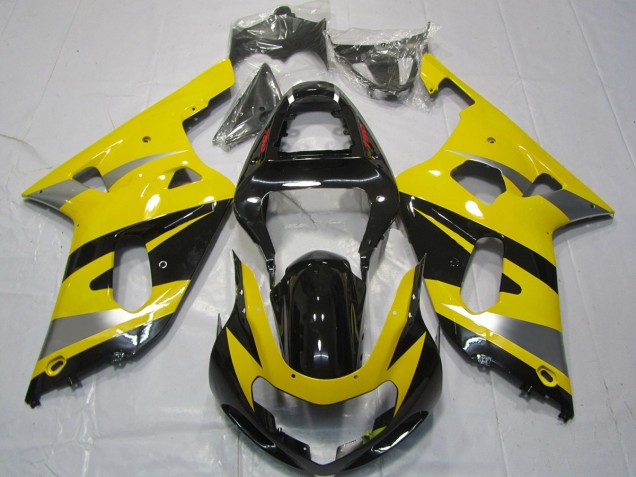 2001-2003 Yellow OEM Style Suzuki GSXR 600-750 Motorcycle Fairings 2001-2003 Yellow OEM Style Suzuki GSXR 600-750 Motorcycle Fairings