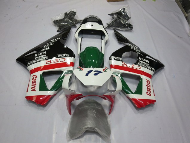 2002-2003 CRR Castrol Honda CBR954 Motorcycle Fairings 2002-2003 CRR Castrol Honda CBR954 Motorcycle Fairings