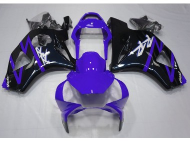 2002-2003 Gloss Black and Purple Honda CBR954 Motorcycle Fairings