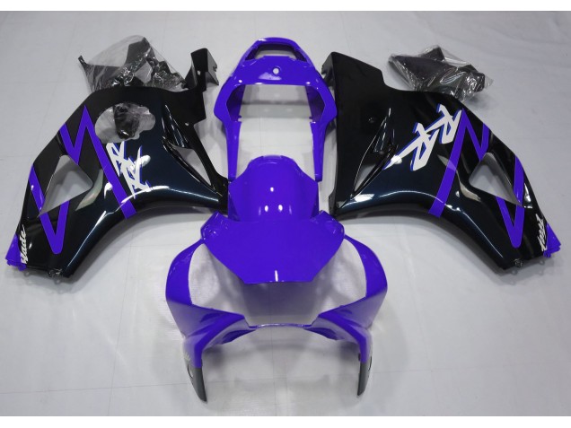 2002-2003 Gloss Black and Purple Honda CBR954 Motorcycle Fairings 2002-2003 Gloss Black and Purple Honda CBR954 Motorcycle Fairings