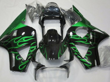 2002-2003 Green Flame Honda CBR954 Motorcycle Fairings