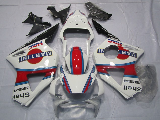 2002-2003 Martini Honda CBR954 Motorcycle Fairings 2002-2003 Martini Honda CBR954 Motorcycle Fairings