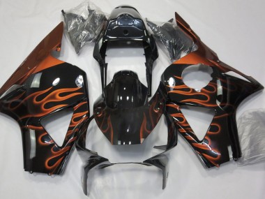 2002-2003 Orange Flame Honda CBR954 Motorcycle Fairings