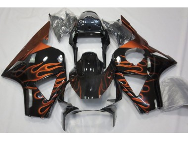 2002-2003 Orange Flame Honda CBR954 Motorcycle Fairings