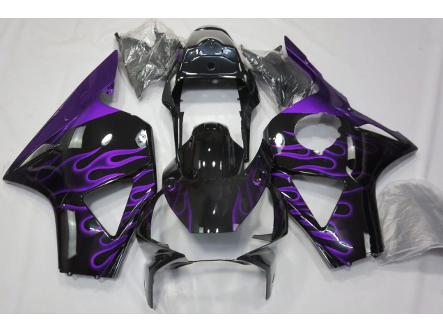2002-2003 Purple Flame Honda CBR954 Motorcycle Fairings 2002-2003 Purple Flame Honda CBR954 Motorcycle Fairings