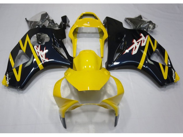 2002-2003 Yellow Black Honda CBR954 Motorcycle Fairings 2002-2003 Yellow Black Honda CBR954 Motorcycle Fairings