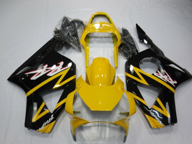 2002-2003 Yellow and Black Honda CBR954 Motorcycle Fairings 2002-2003 Yellow and Black Honda CBR954 Motorcycle Fairings