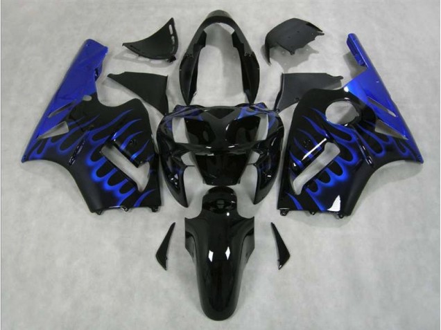 2002-2005 Blue Flame Kawasaki ZX12R Motorcycle Fairings 2002-2005 Blue Flame Kawasaki ZX12R Motorcycle Fairings