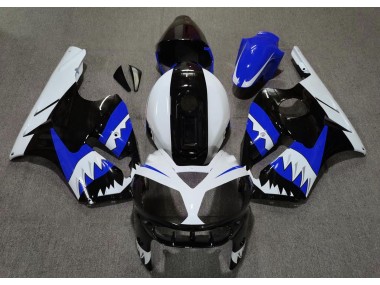 2002-2005 Blue Shark Kawasaki ZX12R Motorcycle Fairings