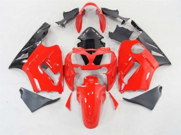 2002-2005 Gloss Red Kawasaki ZX12R Motorcycle Fairings 2002-2005 Gloss Red Kawasaki ZX12R Motorcycle Fairings