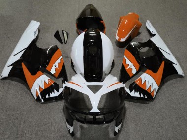 2002-2005 Orange Shark Kawasaki ZX12R Motorcycle Fairings
