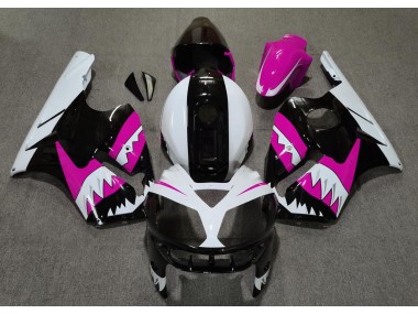 2002-2005 Pink Shark Kawasaki ZX12R Motorcycle Fairings