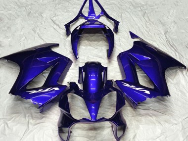 2002-2012 Deep Blue Plain Honda VFR800 Motorcycle Fairings