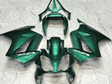 2002-2012 Deep Forest Green Plain Honda VFR800 Motorcycle Fairings