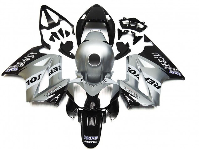 2002-2012 Silver Repsol Honda VFR800 Motorcycle Fairings 2002-2012 Silver Repsol Honda VFR800 Motorcycle Fairings