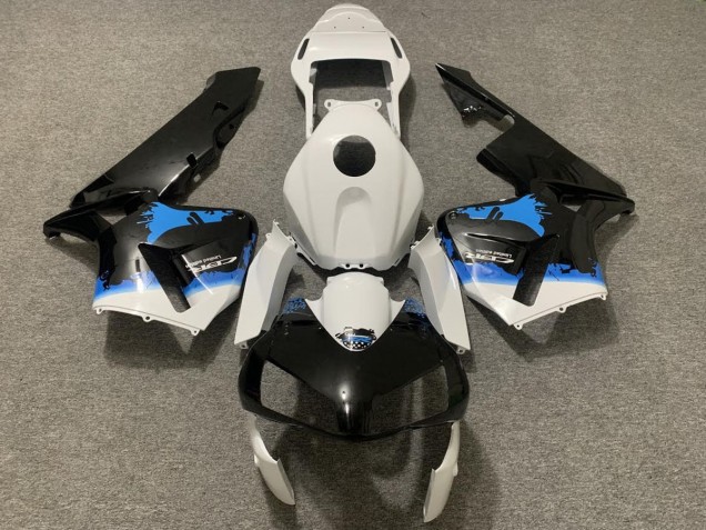 2003-2004 Blue Splatter Honda CBR600RR Motorcycle Fairings 2003-2004 Blue Splatter Honda CBR600RR Motorcycle Fairings