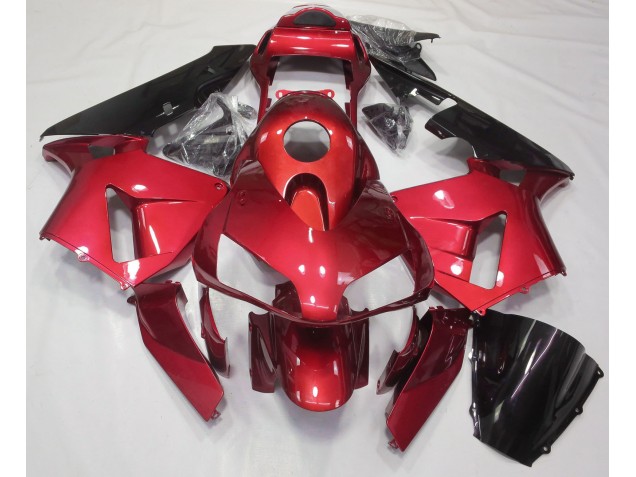 2003-2004 Candy Red Plain Honda CBR600RR Motorcycle Fairings 2003-2004 Candy Red Plain Honda CBR600RR Motorcycle Fairings