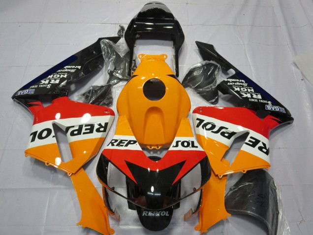 2003-2004 Classic Repsol Honda CBR600RR Motorcycle Fairings 2003-2004 Classic Repsol Honda CBR600RR Motorcycle Fairings