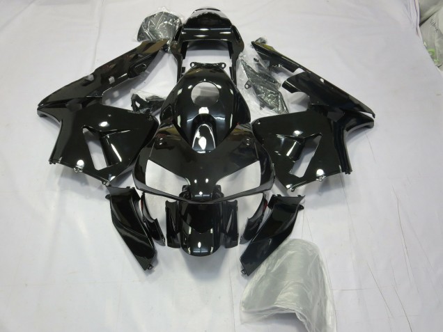 2003-2004 Gloss Black Honda CBR600RR Motorcycle Fairings 2003-2004 Gloss Black Honda CBR600RR Motorcycle Fairings