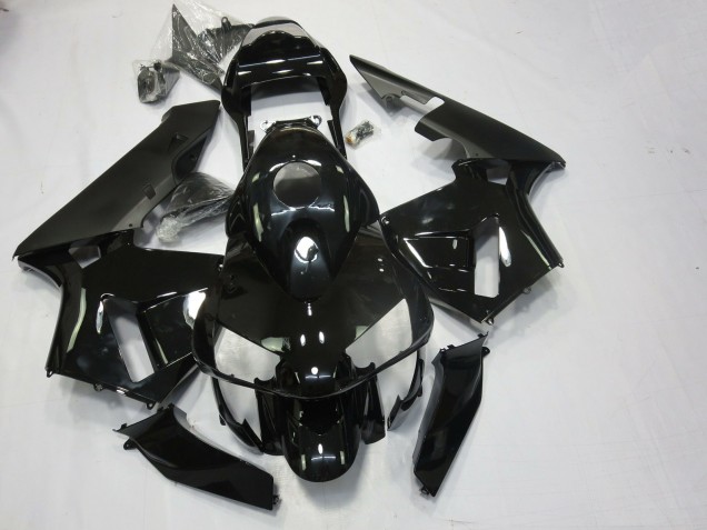 2003-2004 Gloss Black & Matte Honda CBR600RR Motorcycle Fairings 2003-2004 Gloss Black & Matte Honda CBR600RR Motorcycle Fairings