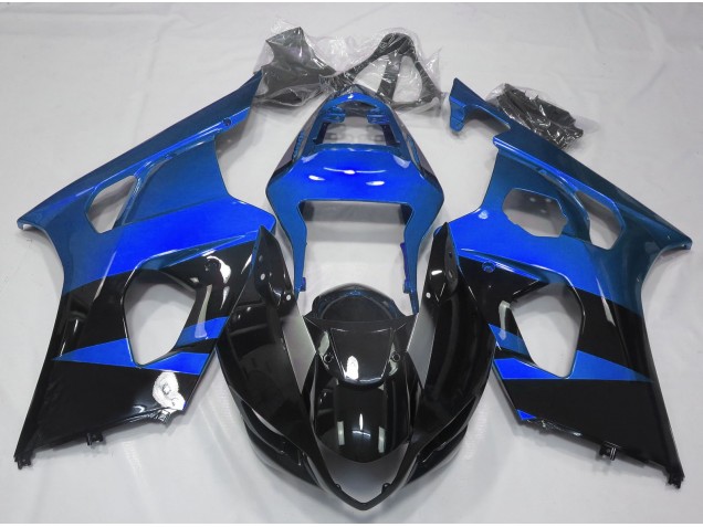 2003-2004 Gloss Blue & Black Suzuki GSXR 1000 Motorcycle Fairings 2003-2004 Gloss Blue & Black Suzuki GSXR 1000 Motorcycle Fairings