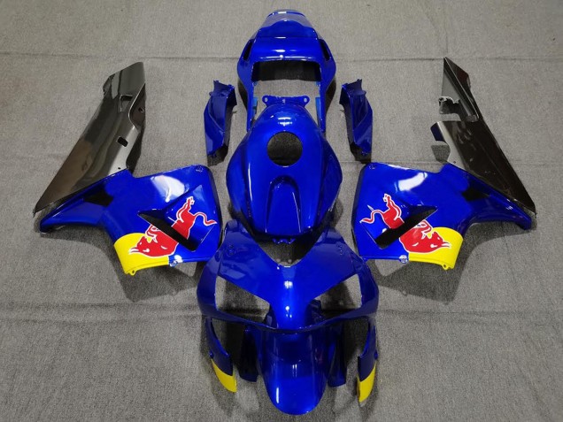2003-2004 Gloss Blue Red Bull Honda CBR600RR Motorcycle Fairings 2003-2004 Gloss Blue Red Bull Honda CBR600RR Motorcycle Fairings