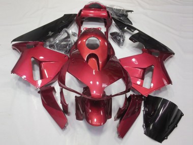 2003-2004 Gloss Candy Red Honda CBR600RR Motorcycle Fairings