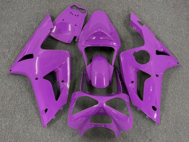 2003-2004 Gloss Magenta Plain Kawasaki ZX6R Motorcycle Fairings