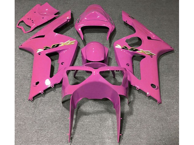 2003-2004 Gloss Pink Kawasaki ZX6R Motorcycle Fairings 2003-2004 Gloss Pink Kawasaki ZX6R Motorcycle Fairings