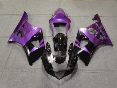 2003-2004 Gloss Purple & Black Suzuki GSXR 1000 Motorcycle Fairings