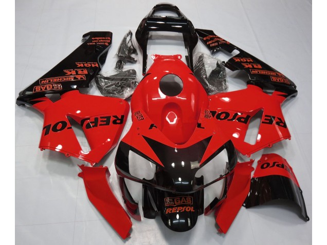 2003-2004 Gloss Red Repsol Honda CBR600RR Motorcycle Fairings 2003-2004 Gloss Red Repsol Honda CBR600RR Motorcycle Fairings