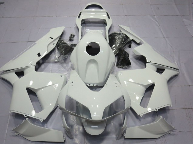 2003-2004 Gloss White Plain Honda CBR600RR Motorcycle Fairings 2003-2004 Gloss White Plain Honda CBR600RR Motorcycle Fairings