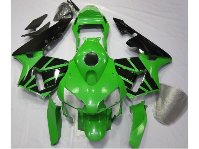2003-2004 Green Black No Decals Honda CBR600RR Motorcycle Fairings 2003-2004 Green Black No Decals Honda CBR600RR Motorcycle Fairings