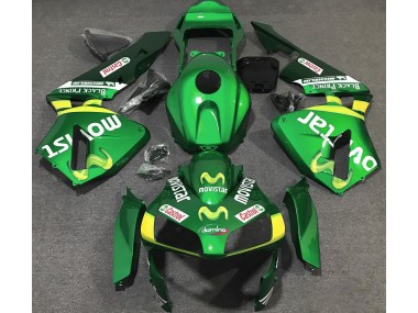 2003-2004 Green Movistar Honda CBR600RR Motorcycle Fairings