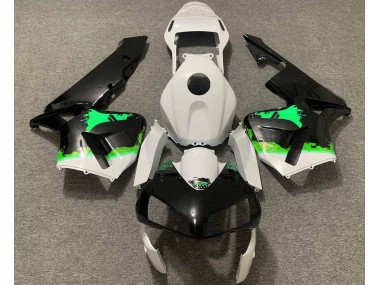 2003-2004 Green Splatter Honda CBR600RR Motorcycle Fairings