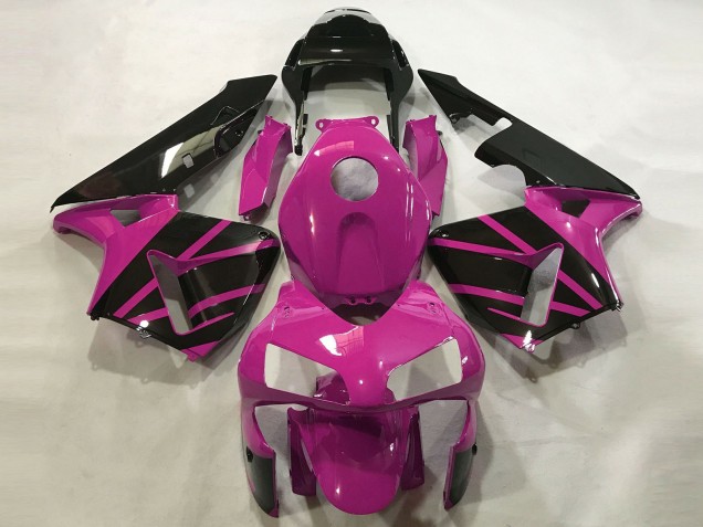 2003-2004 Hot Pink & Gloss Black Honda CBR600RR Motorcycle Fairings 2003-2004 Hot Pink & Gloss Black Honda CBR600RR Motorcycle Fairings