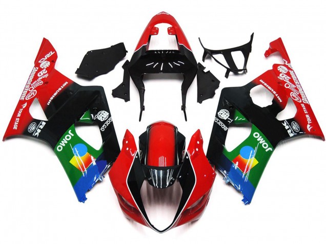 2003-2004 JOMO Suzuki GSXR 1000 Motorcycle Fairings 2003-2004 JOMO Suzuki GSXR 1000 Motorcycle Fairings