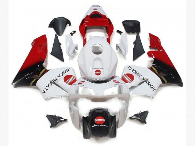 2003-2004 Konica Red Honda CBR600RR Motorcycle Fairings 2003-2004 Konica Red Honda CBR600RR Motorcycle Fairings
