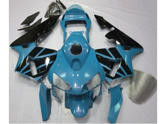 2003-2004 Light Blue & Gloss Black Honda CBR600RR Motorcycle Fairings 2003-2004 Light Blue & Gloss Black Honda CBR600RR Motorcycle Fairings