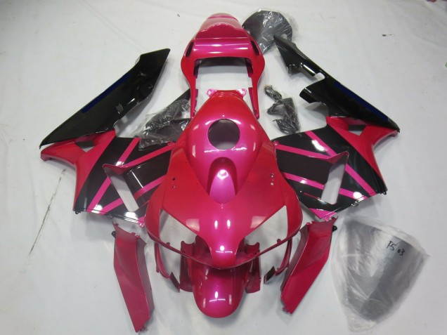 2003-2004 Pink and Black Honda CBR600RR Motorcycle Fairings 2003-2004 Pink and Black Honda CBR600RR Motorcycle Fairings