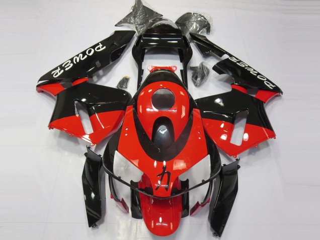 2003-2004 Red Black Power Honda CBR600RR Motorcycle Fairings 2003-2004 Red Black Power Honda CBR600RR Motorcycle Fairings