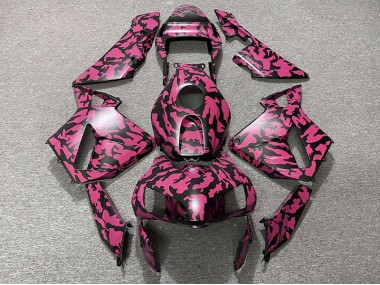 2003-2004 Red Camo Honda CBR600RR Motorcycle Fairings