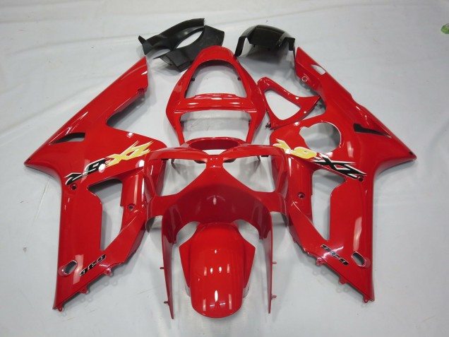 2003-2004 Red Ninja Kawasaki ZX6R Motorcycle Fairings 2003-2004 Red Ninja Kawasaki ZX6R Motorcycle Fairings