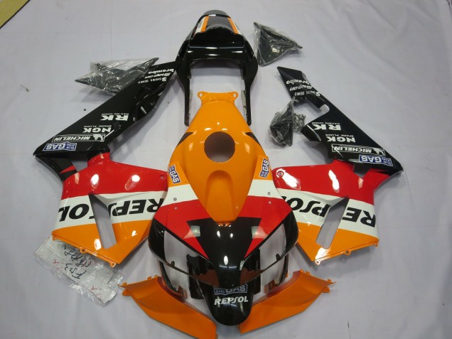 2003-2004 Repsol Classic Style Honda CBR600RR Motorcycle Fairings 2003-2004 Repsol Classic Style Honda CBR600RR Motorcycle Fairings