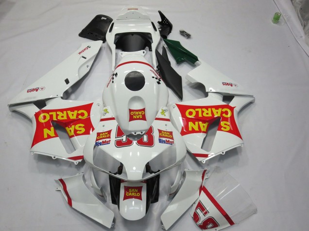 2003-2004 San Carlo 58 Honda CBR600RR Motorcycle Fairings 2003-2004 San Carlo 58 Honda CBR600RR Motorcycle Fairings