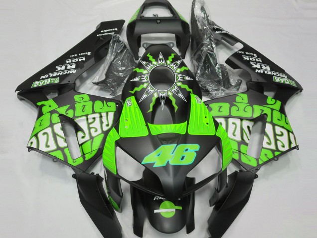 2003-2004 Slime Green Rossi Repsol Honda CBR600RR Motorcycle Fairings 2003-2004 Slime Green Rossi Repsol Honda CBR600RR Motorcycle Fairings