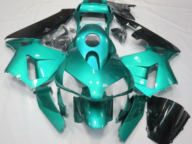 2003-2004 Teal Plain Honda CBR600RR Motorcycle Fairings