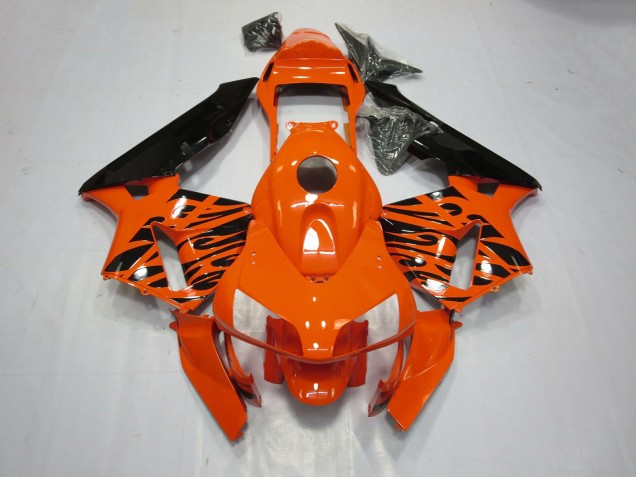 2003-2004 Tribal Orange Honda CBR600RR Motorcycle Fairings 2003-2004 Tribal Orange Honda CBR600RR Motorcycle Fairings
