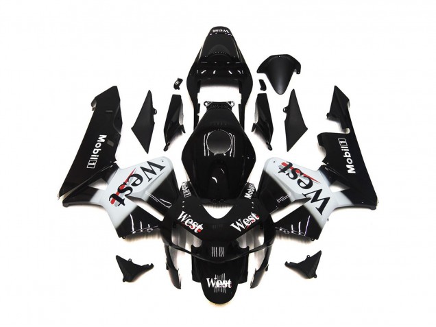 2003-2004 West Mobil 1 Honda CBR600RR Motorcycle Fairings 2003-2004 West Mobil 1 Honda CBR600RR Motorcycle Fairings